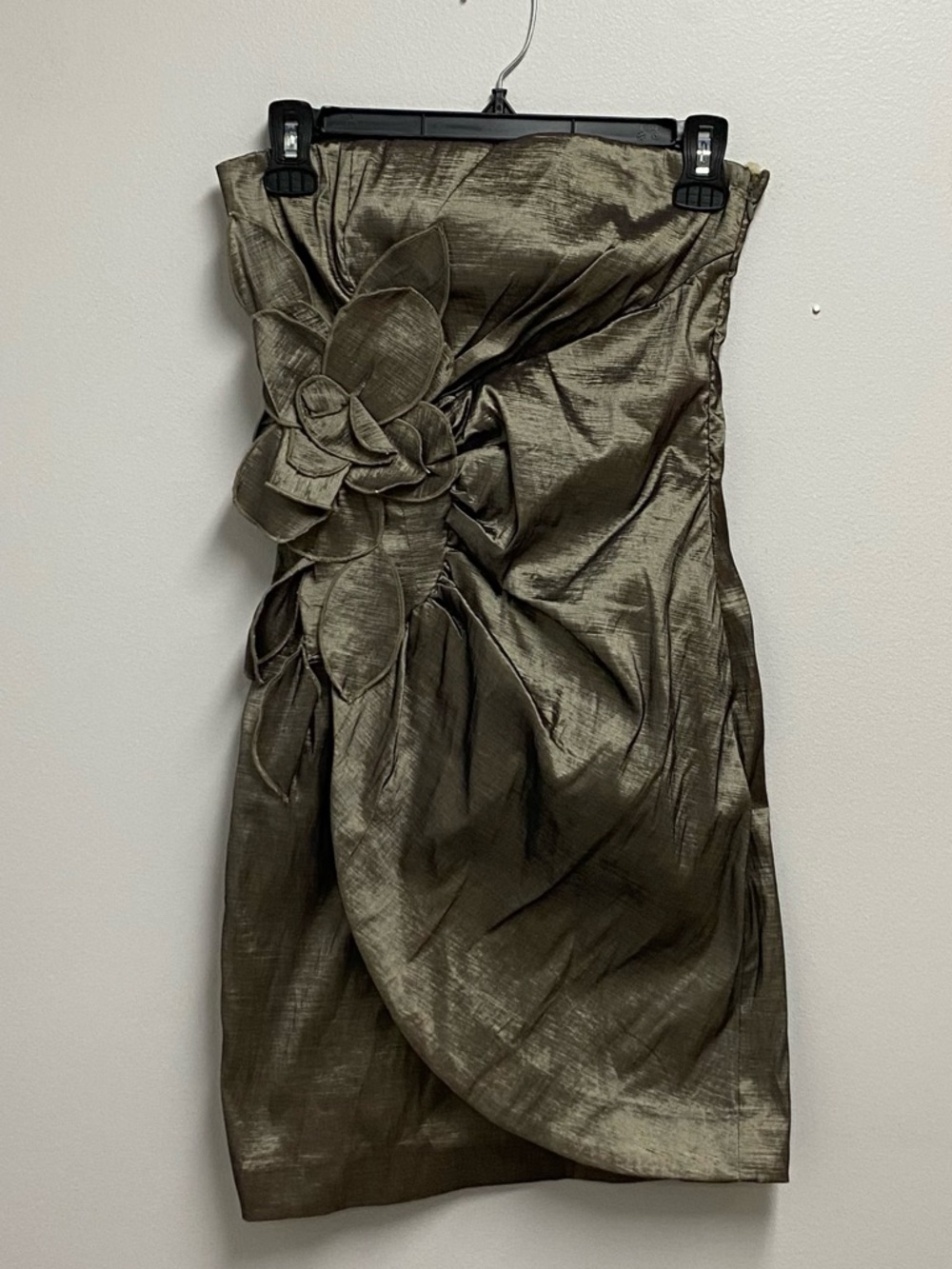 FAISCA Charcoal Gray formal dress size small